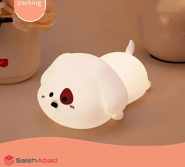 فروش عمده چراغ خواب سیلیکونی مدل سگ