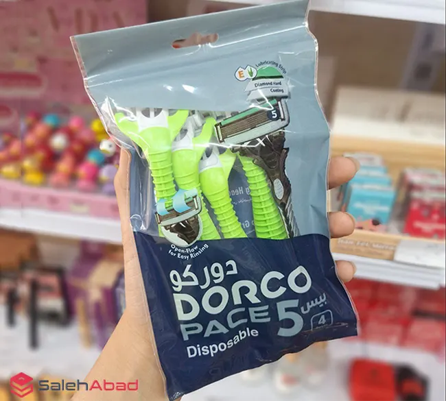 فروش عمده ژیلت 5 تیغه صابون دار DORCO