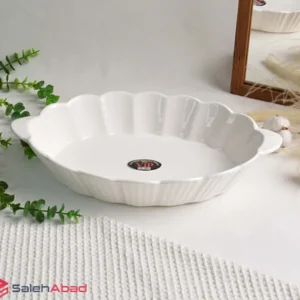 فروش عمده کاسه سرامیکی بیضی لبه دالبری
