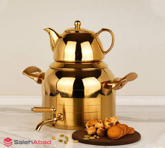 فروش عمده ست کتری قوری چابک مدل ترک
