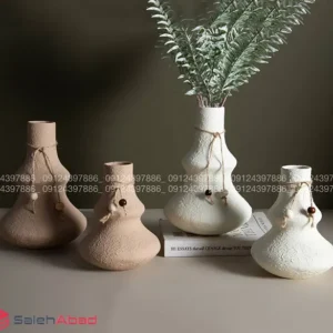 فروش عمده گلدان پلی استر جفتی آبشاری