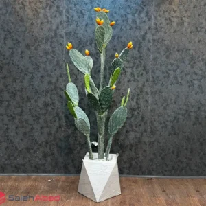 فروش عمده گلدان گل مصنوعی کاکتوس