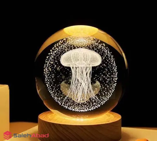 فروش عمده گوی کریستال طرح عروس دریایی