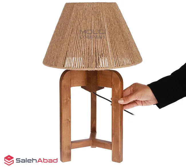 فروش عمده آباژور رومیزی کنفی سه پایه