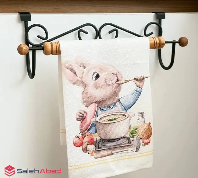 فروش عمده آویز حوله کابینتی فلزی روژا