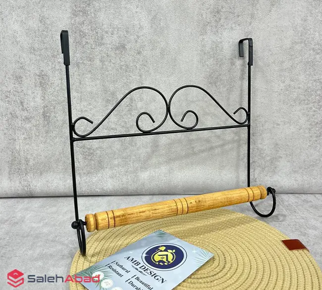 فروش عمده استند آویز حوله فلزی کابینتی
