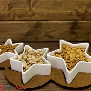 فروش عمده اردو خوری سرامیکی چوبی ستاره