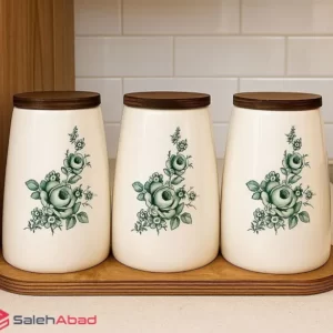 فروش عمده بانکه پاسماوری گلدار 3 عددی