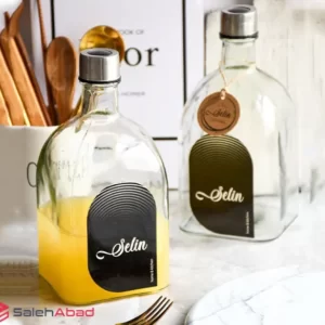 فروش عمده بطری آب شیشه ای مدل لاوین