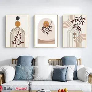 فروش عمده تابلو دکوراتیو 3 تکه مینیمال