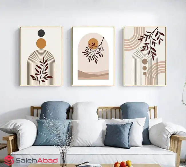 فروش عمده تابلو دکوراتیو 3 تکه مینیمال