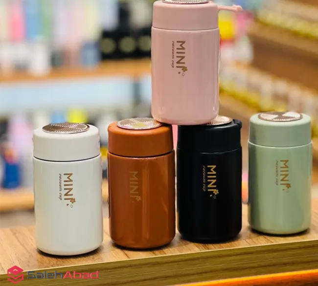 فروش عمده تراول ماگ درب طلایی MINI
