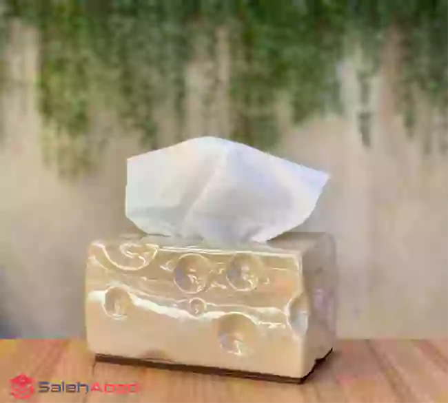 فروش عمده باکس دستمال سرامیکی طرح حبابی