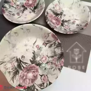 فروش عمده ظرف خورشت سرامیکی گلدار آجار