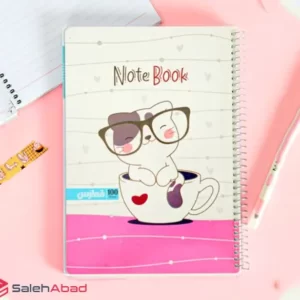 فروش عمده دفتر مشق 50 برگ طرح گربه