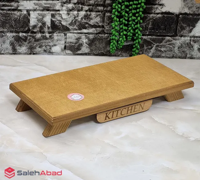 فروش عمده رایزر چوبی مستطیل پایه کج KITCHEN