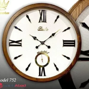 فروش عمده ساعت دیواری چوبی پاشا کد 752