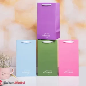 فروش عمده ساک هدیه ادکلنی رنگی