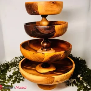 فروش عمده ست پذیرایی چوب گردو گرد