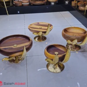 فروش عمده ست پذیرایی چوبی سانسوریا 4 تکه