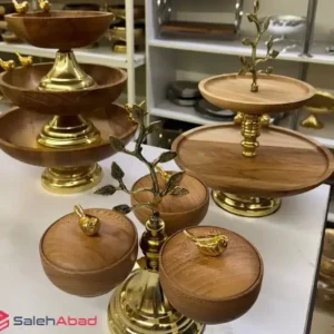 فروش عمده ست پذیرایی 5 تکه چوبی گنجشک