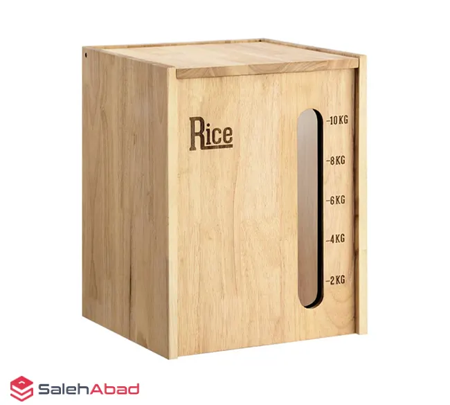 فروش عمده سطل برنج چوبی 10 کیلویی