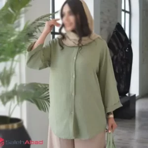 فروش عمده شومیز شانتون صوفیا دکمه دار