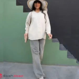فروش عمده شومیز لینن زارا مدل نیوان