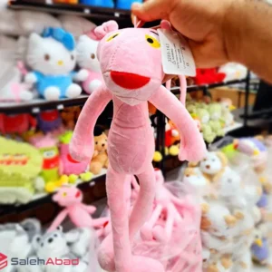فروش عمده عروسک پولیشی مدل پلنگ صورتی
