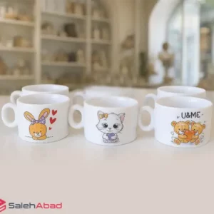 فروش عمده فنجان قهوه چینی طرح حیوانات