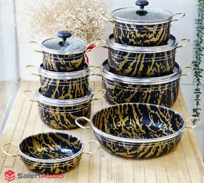 فروش عمده سرویس قابلمه 14 پارچه ماربل TEKA