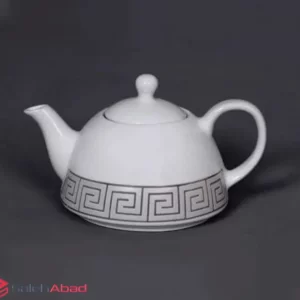 فروش عمده قوری چینی کف پهن طرح ورساچه