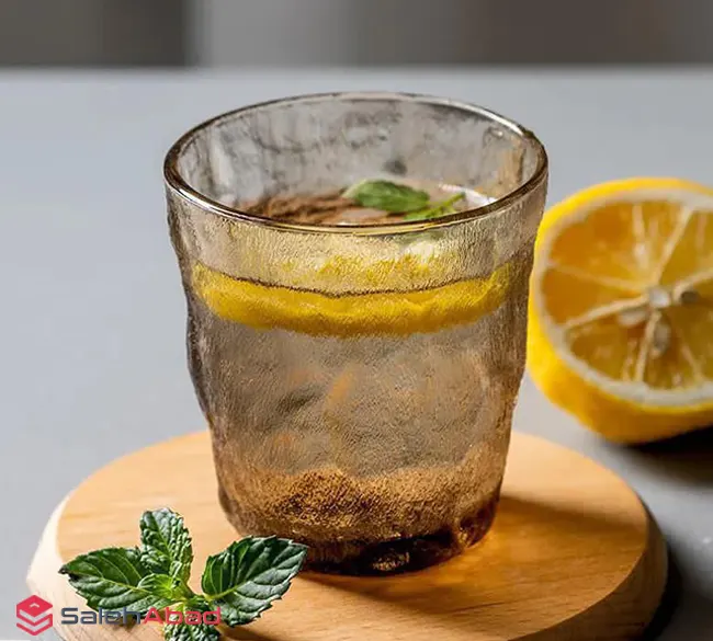 فروش عمده لیوان بلور دفرمه 260 میل DELISOGA