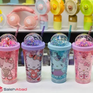 فروش عمده ماگ اسموتی چراغدار طرح کیتی