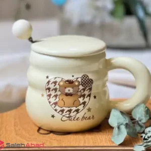 فروش عمده ماگ فانتزی خرس درب دار