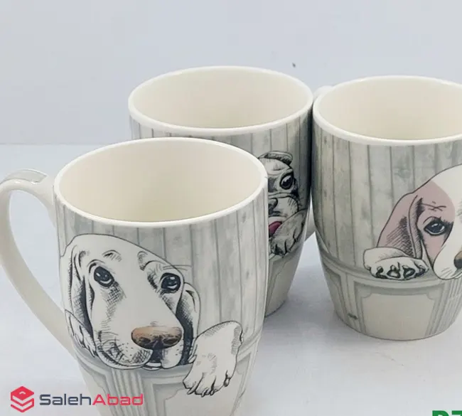 فروش عمده ماگ سرامیکی بزرگ طرح سگ