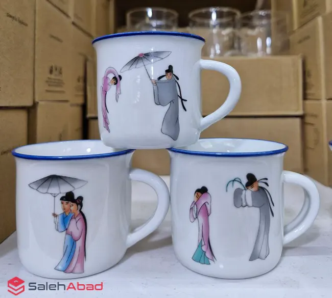 فروش عمده ماگ قهوه طرح زن و مرد چینی