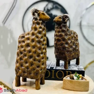 فروش عمده مجسمه پلی استر جفتی طرح قوچ