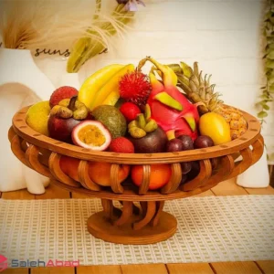 فروش عمده میوه خوری چوبی گرد تک پایه