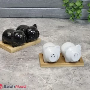 فروش عمده نمکدان سرامیکی جفتی خوک