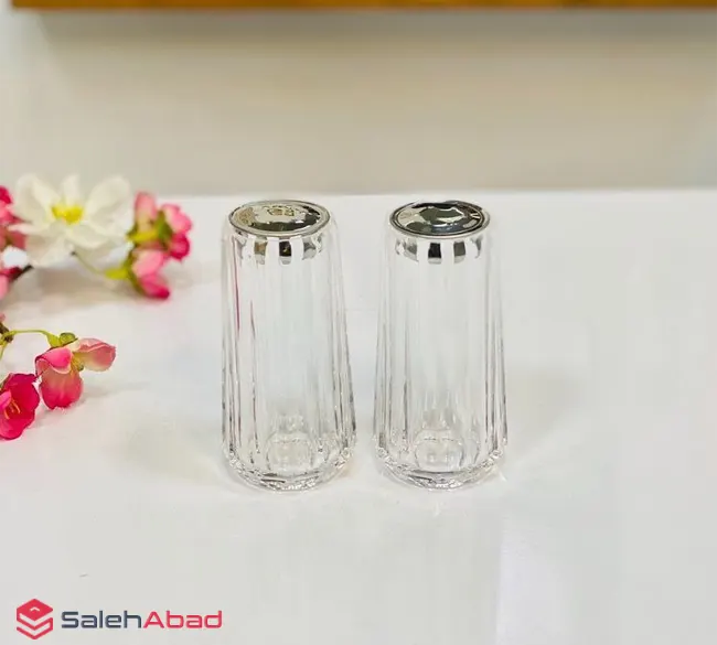 فروش عمده نمکپاش اکریلیک جفتی شیاردار