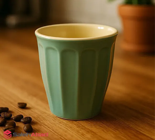 فروش عمده ماگ قهوه سرامیکی مدل لوتوس