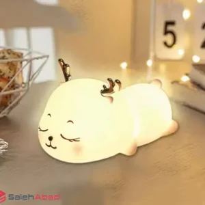 فروش عمده چراغ خواب سیلیکونی طرح گوزن