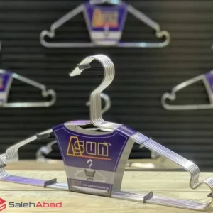 فروش عمده چوب لباسی قلاب دار 6 عددی آسان
