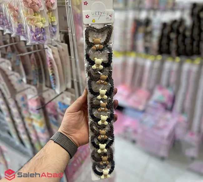 فروش عمده کش مو بافت طرح خرسی