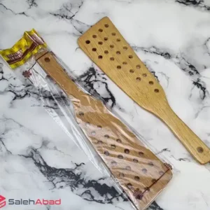 فروش عمده کفگیر سوراخ دار چوب بامبو