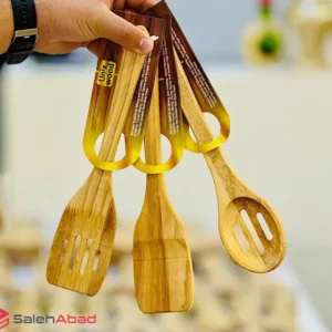 فروش عمده کفگیر ملاقه چوبی رابروود