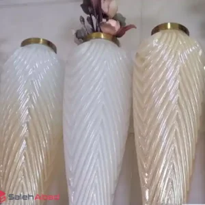 فروش عمده گلدان شیشه ای مدل هشتی طوقدار
