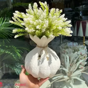 فروش عمده گلدان پلی استر لب چین