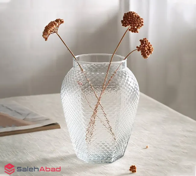 فروش عمده گلدان شیشه ای خمره ای ماکان